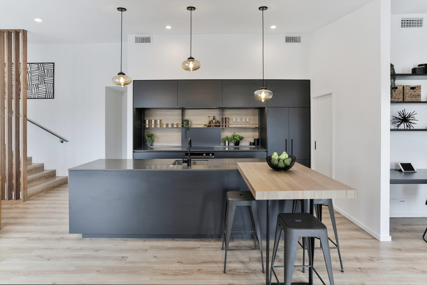 smart kitchen black new build home at paerata rise