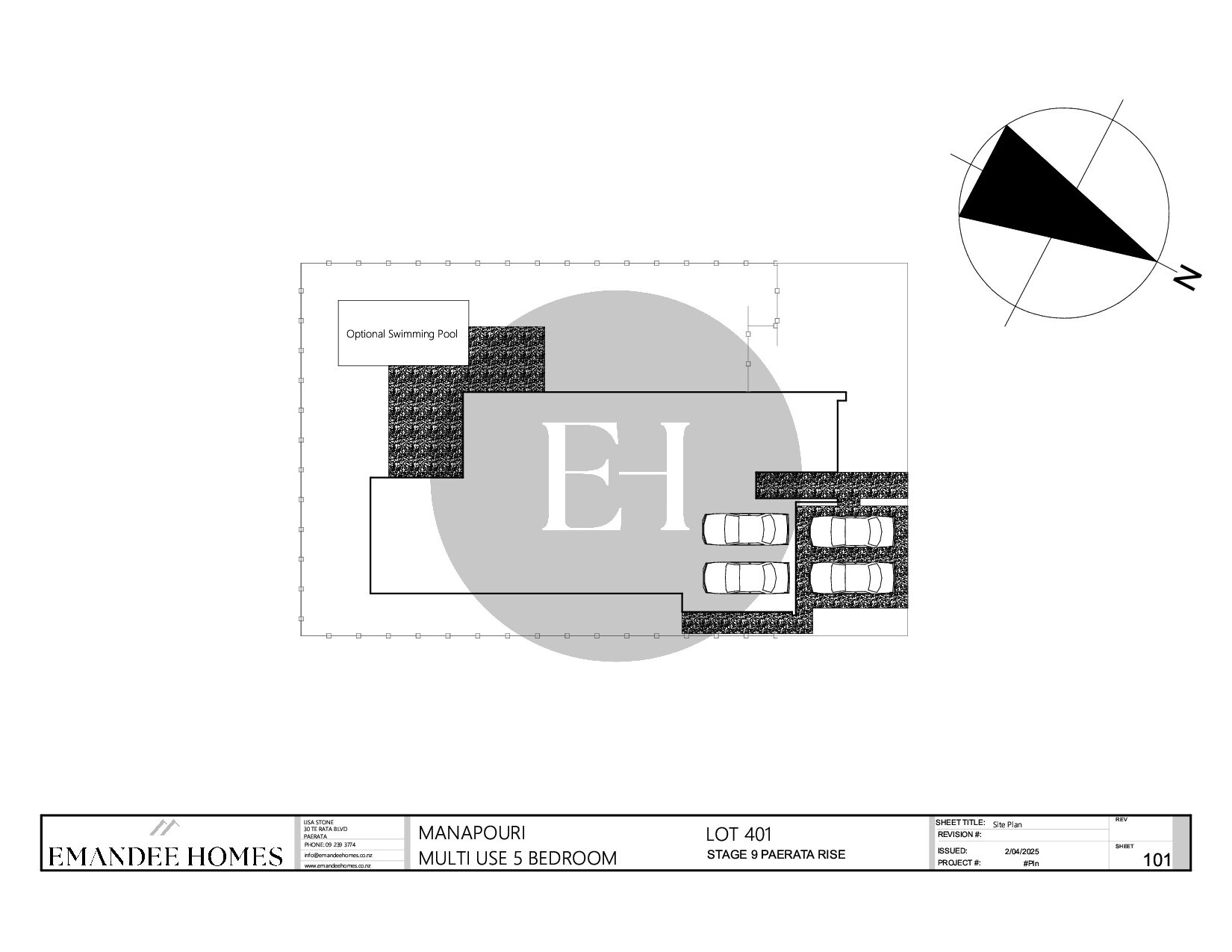 Site Plan 9-401